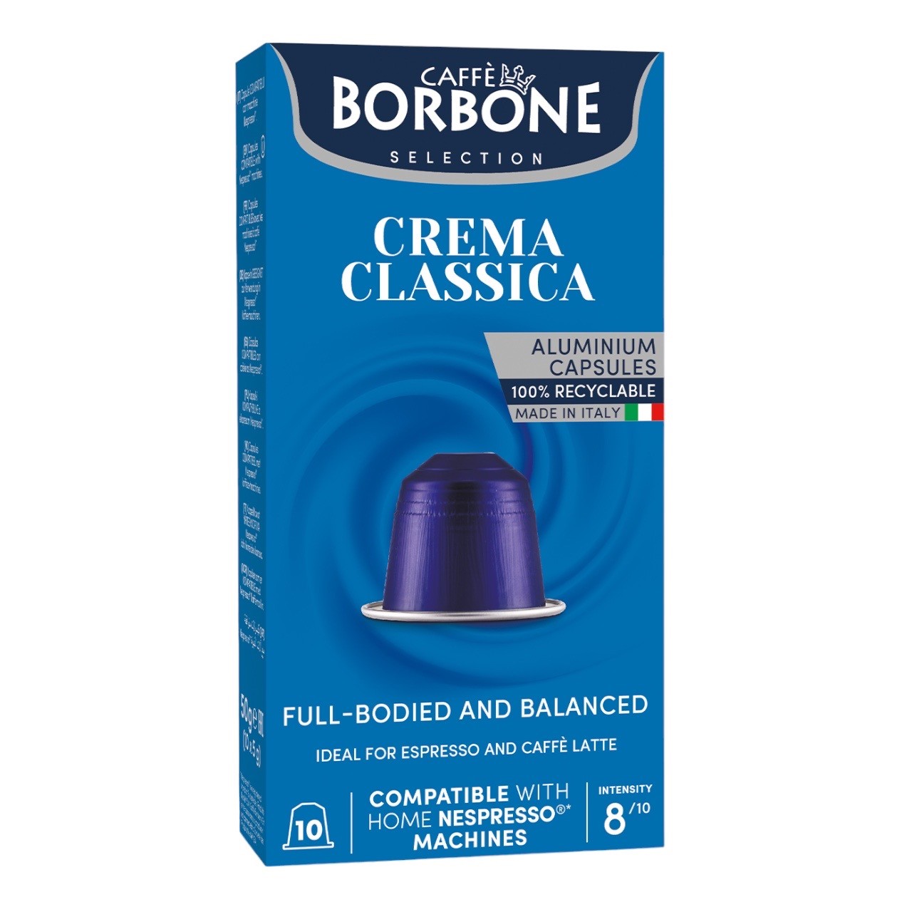 Caffè Borbone Crema Classica 10 Kapseln Nespresso® kompatibel Caffè Borbone Crema Classica 10 Kapseln Nespresso® kompatibel