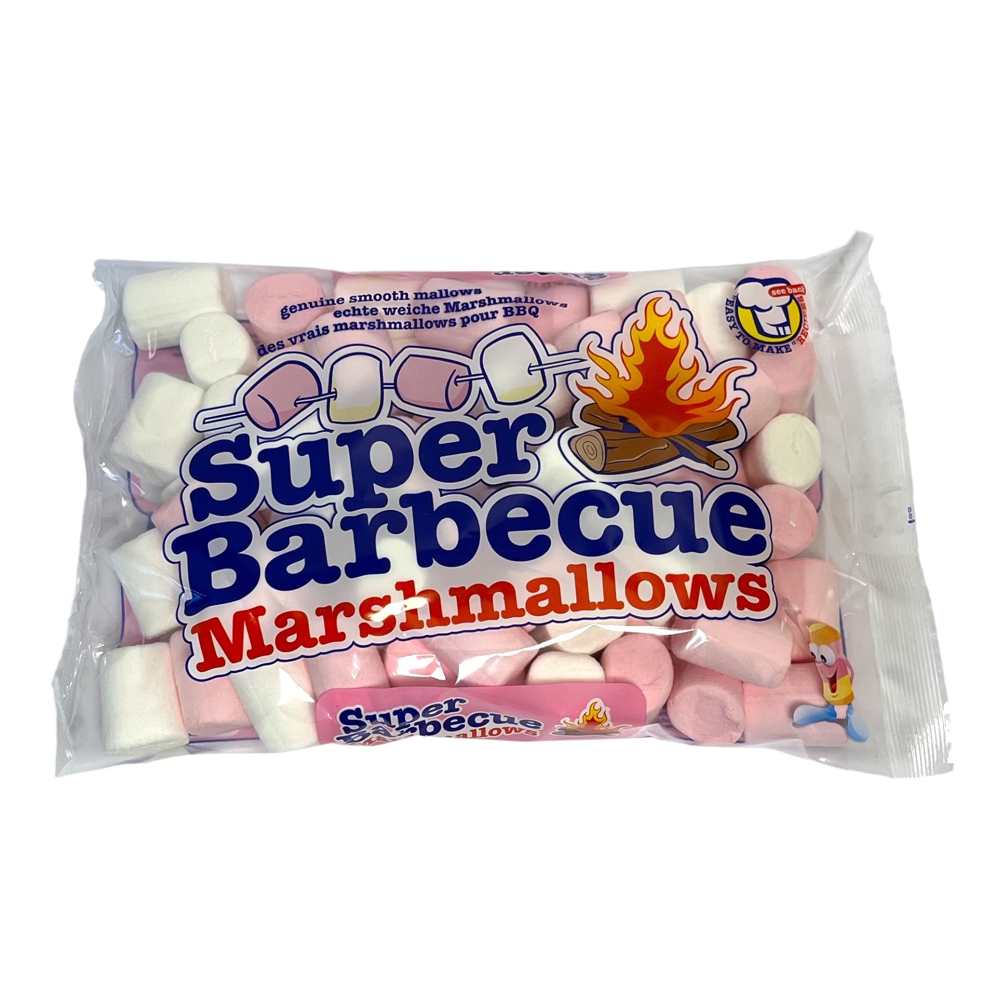 Mr. Mallo Super Barbecue Marshmallows Pink & White 300g