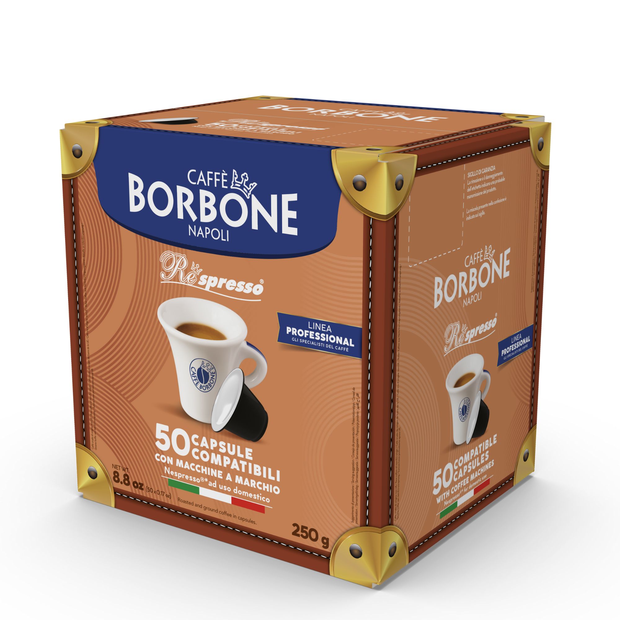 Caffè Borbone Blu 50 Kapseln Nespresso® kompatibel Caffè Borbone Dekoffiniert 50 Kapseln Nespresso® kompatibel