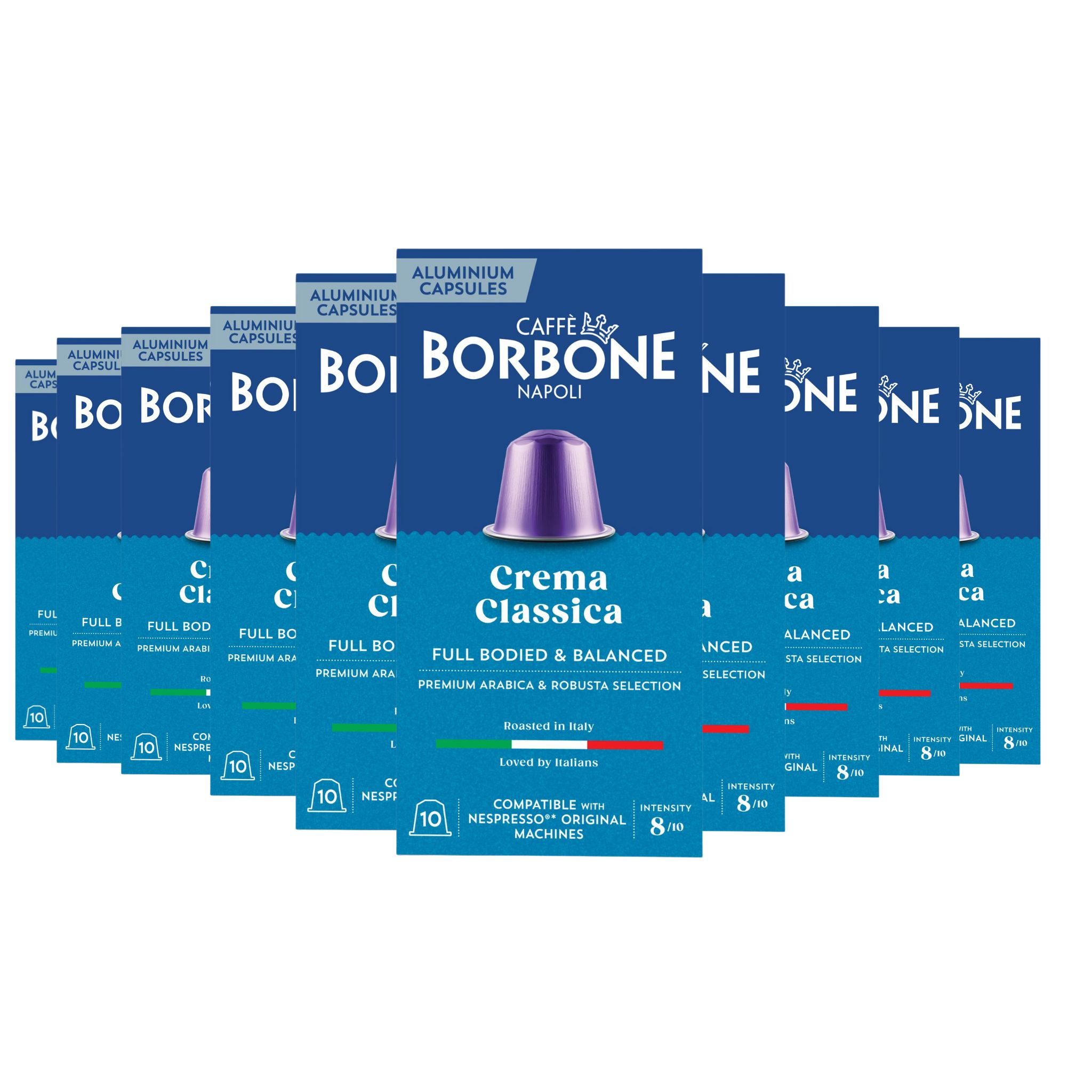 Caffè Borbone Crema Classica 100 Kapseln Nespresso® kompatibel Caffè Borbone Crema Classica 100 Kapseln Nespresso® kompatibel