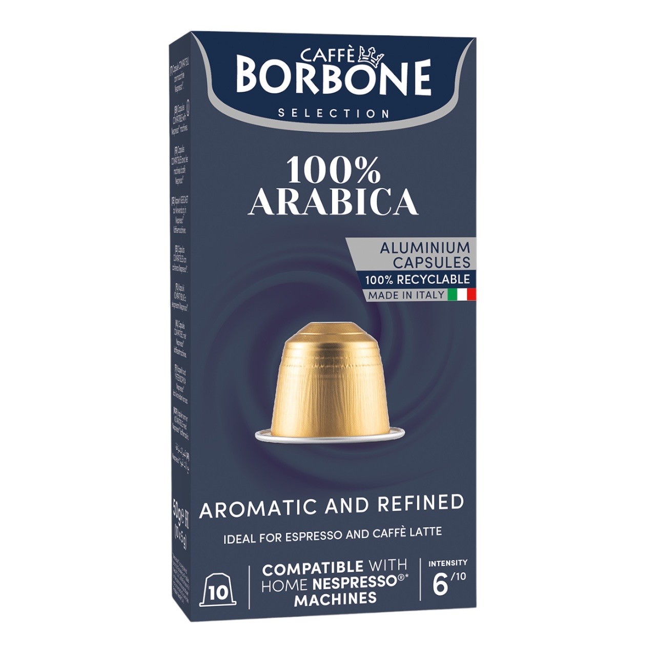 Caffè Borbone Aluminium Kapseln 100% Arabica 50g (10x50g)