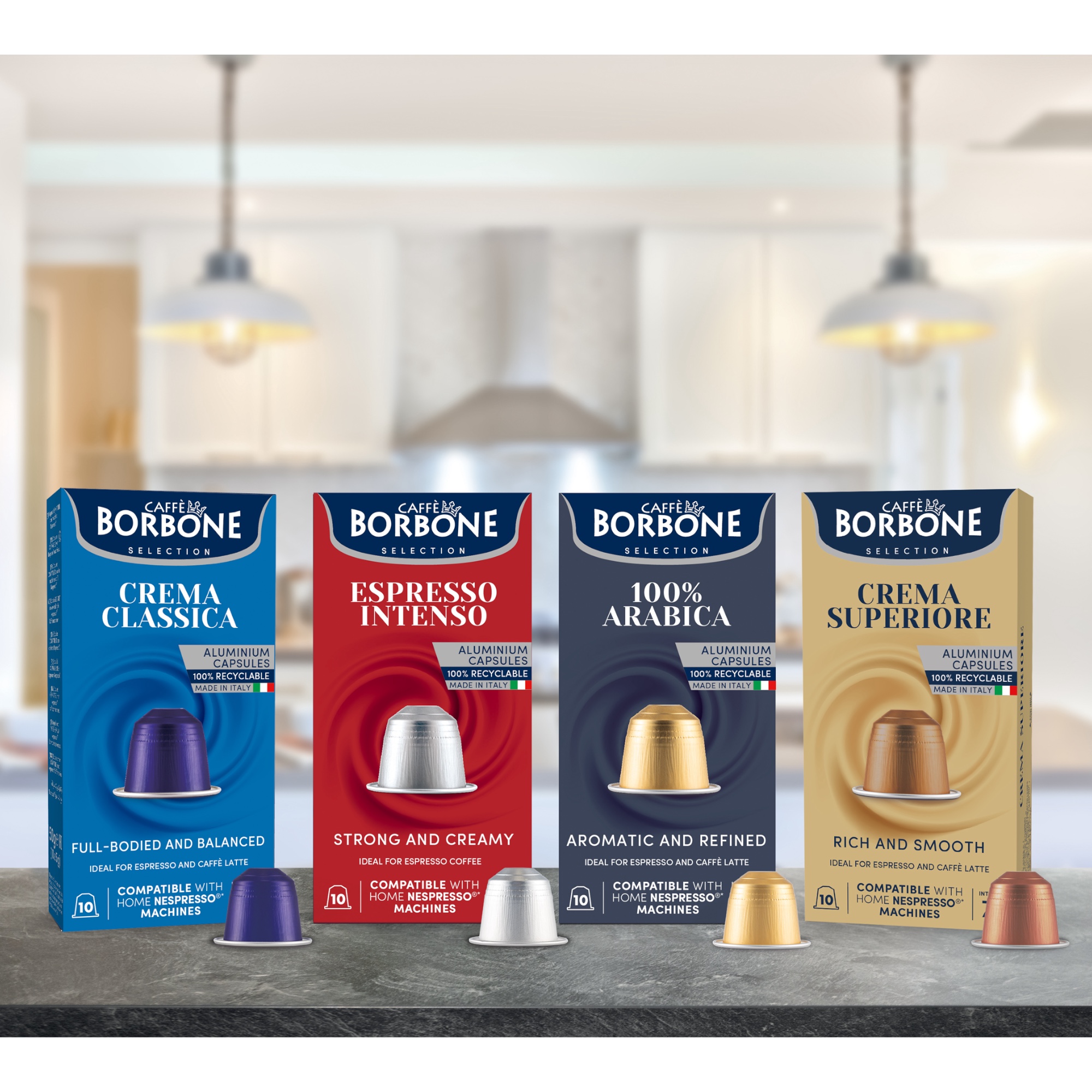 Caffè Borbone 100% Arabica 100 Kapseln Nespresso® kompatibel Caffè Borbone 100% Arabica 100 Kapseln Nespresso® kompatibel