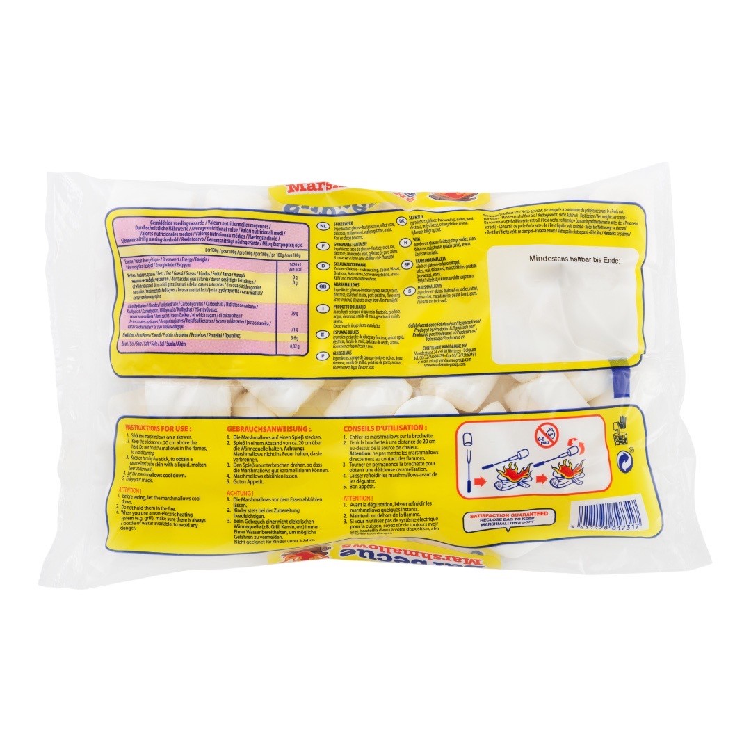 Mr. Mallo Super Barbecue Marshmallows 300g Mr. Mallo Super Barbecue Marshmallows 300g