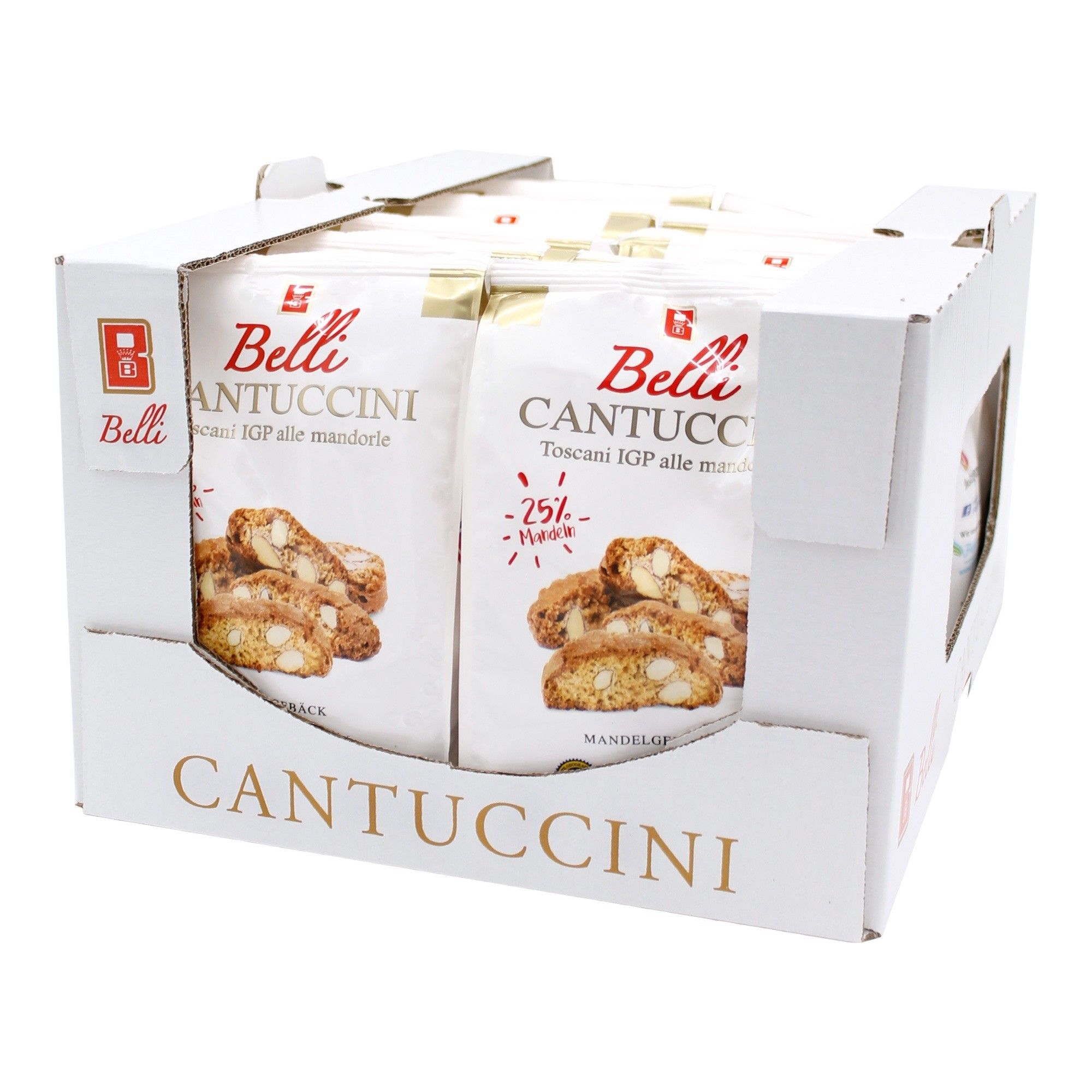 Belli Cantuccini alle Mandorle Toscani IGP 25% Mandeln 10x 250g