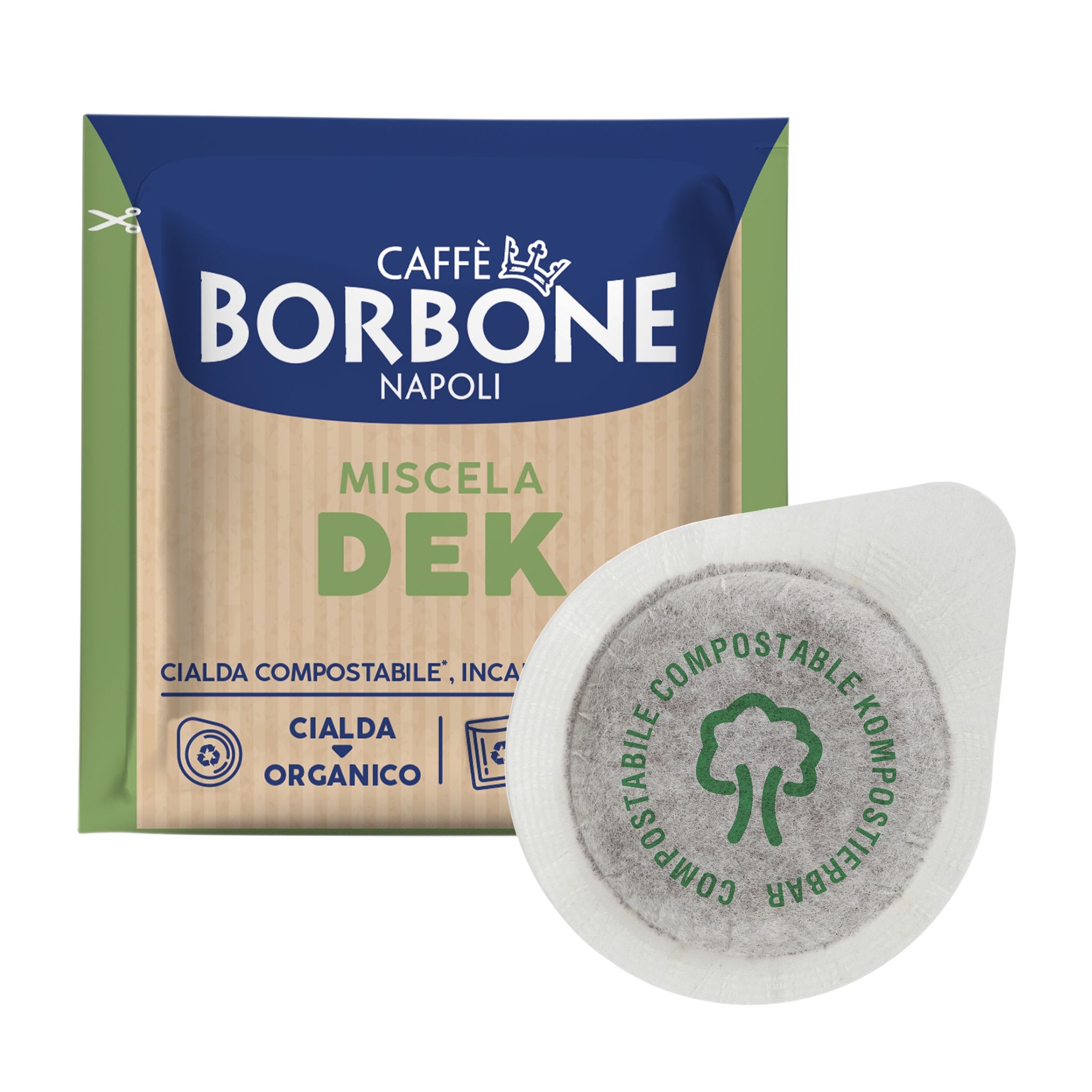 Caffè Borbone Kaffeepads Dekoffiniert 50 E.S.E. Pads