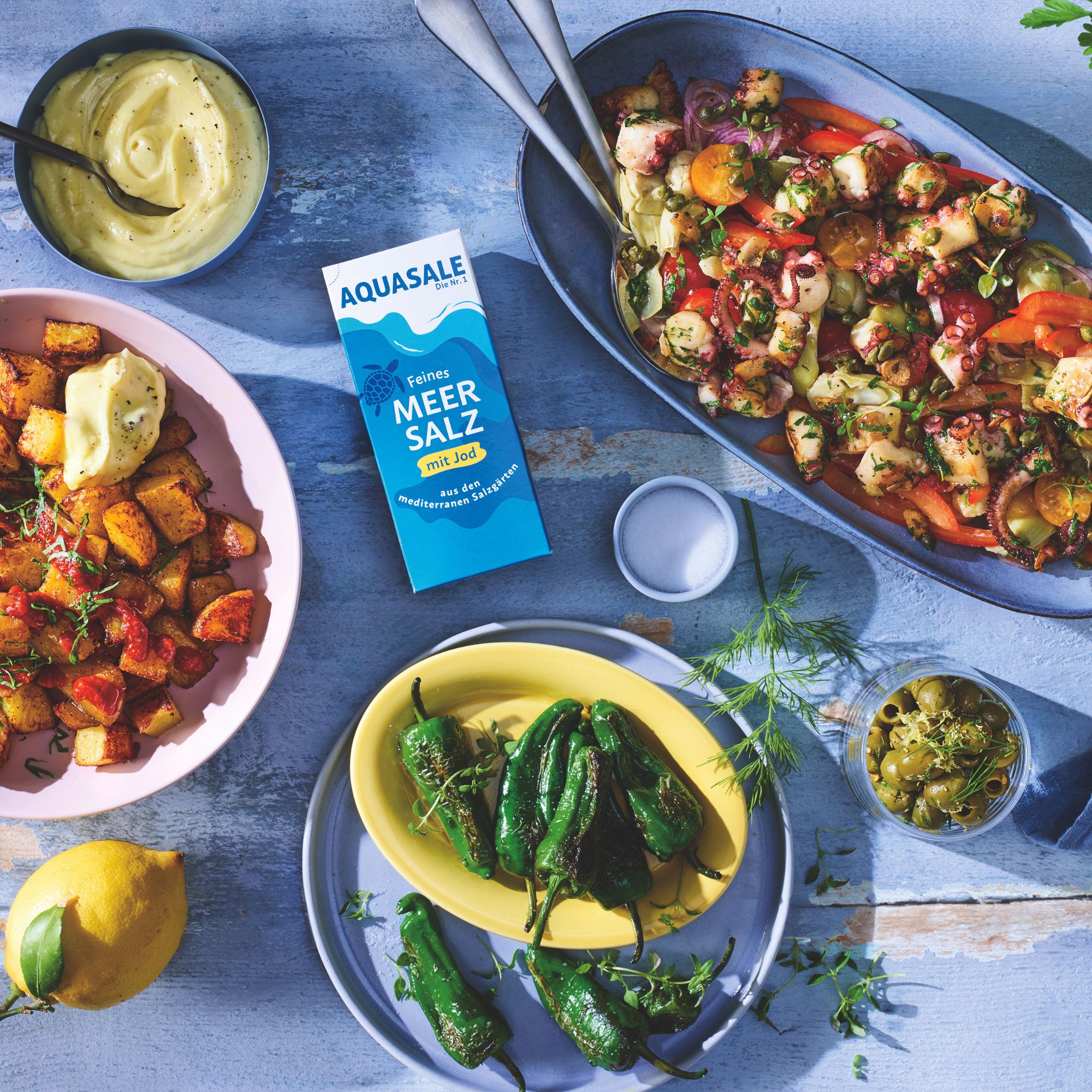 Aquasale Feines Meersalz mit Jod 500g