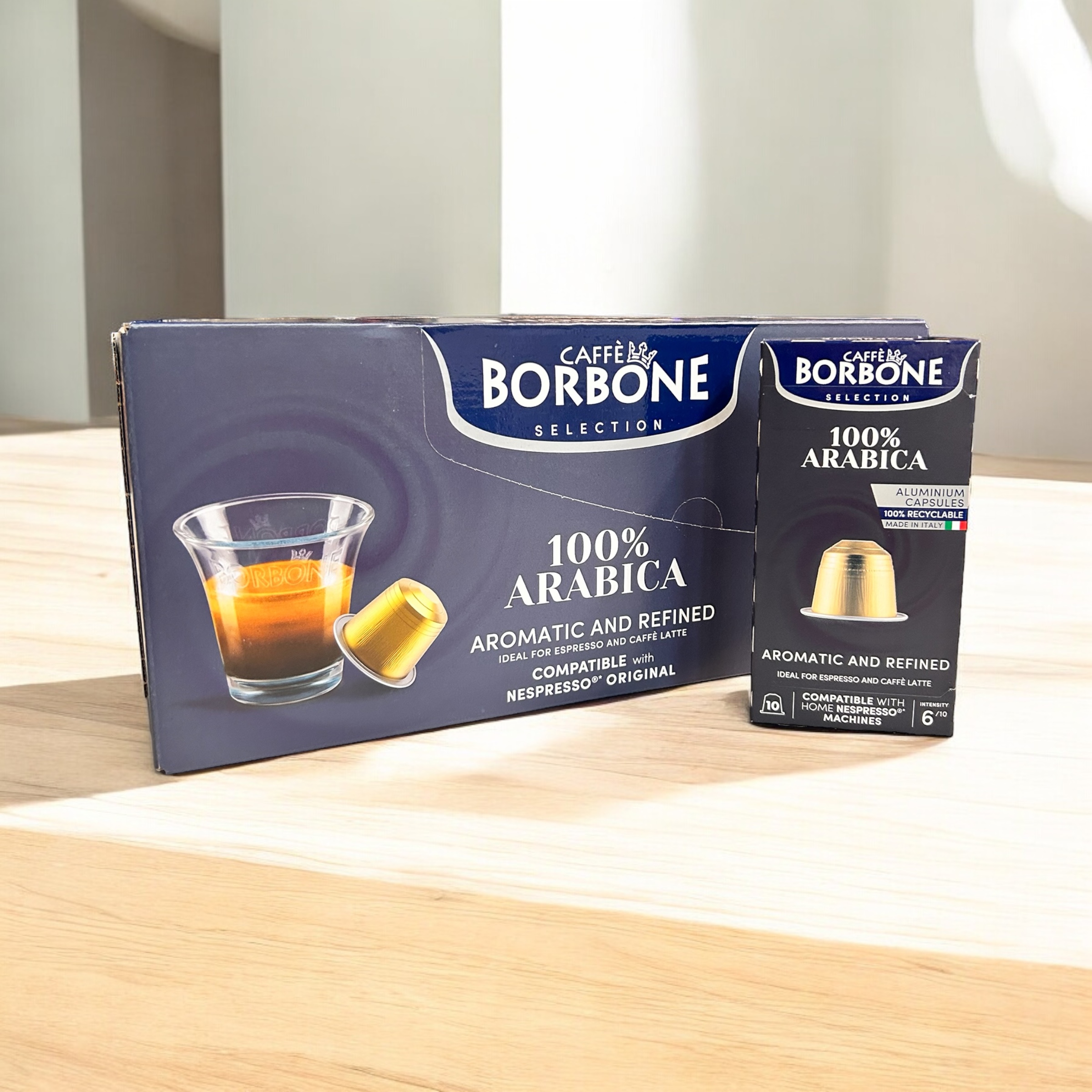 Caffè Borbone 100% Arabica 100 Kapseln Nespresso® kompatibel Caffè Borbone 100% Arabica 100 Kapseln Nespresso® kompatibel