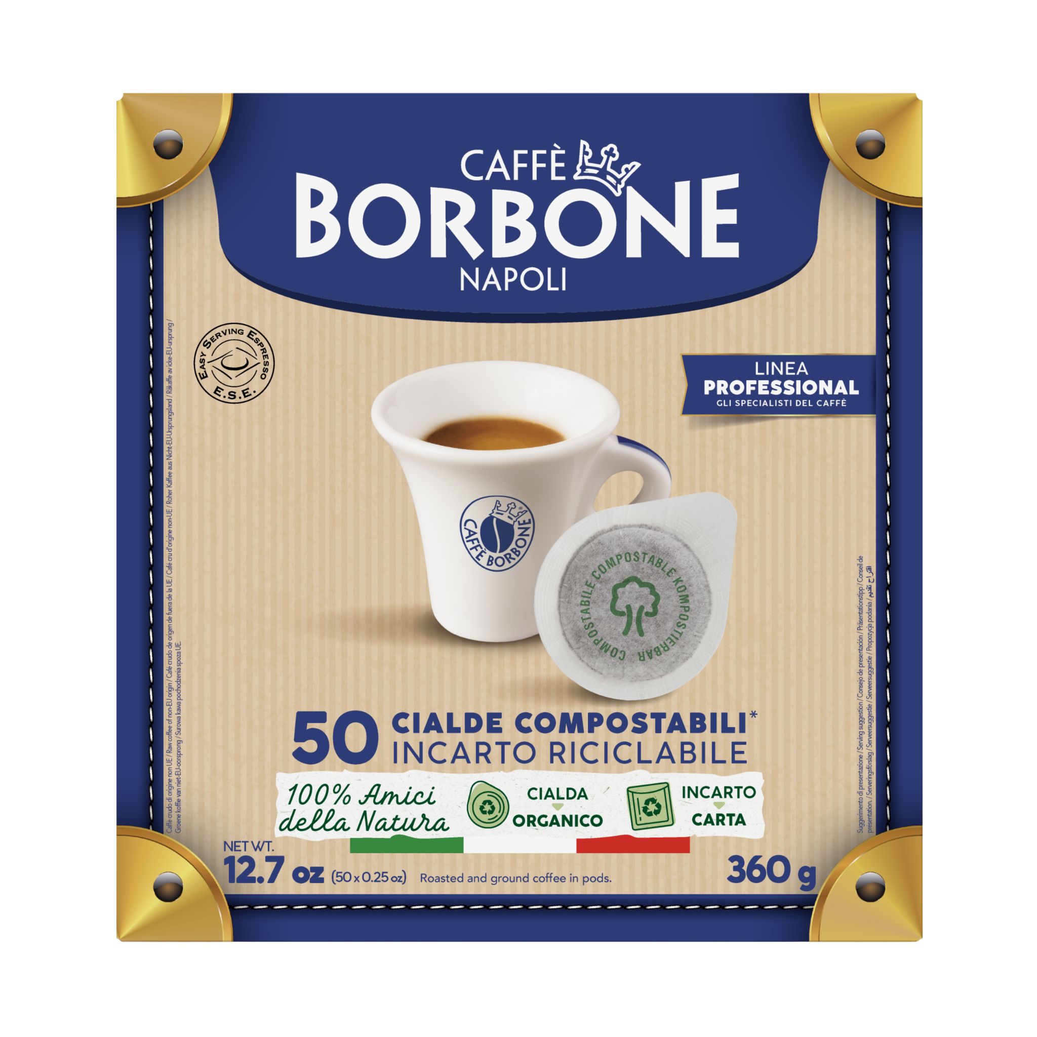Caffè Borbone Kaffeepads Dekoffiniert 100 E.S.E. Pads