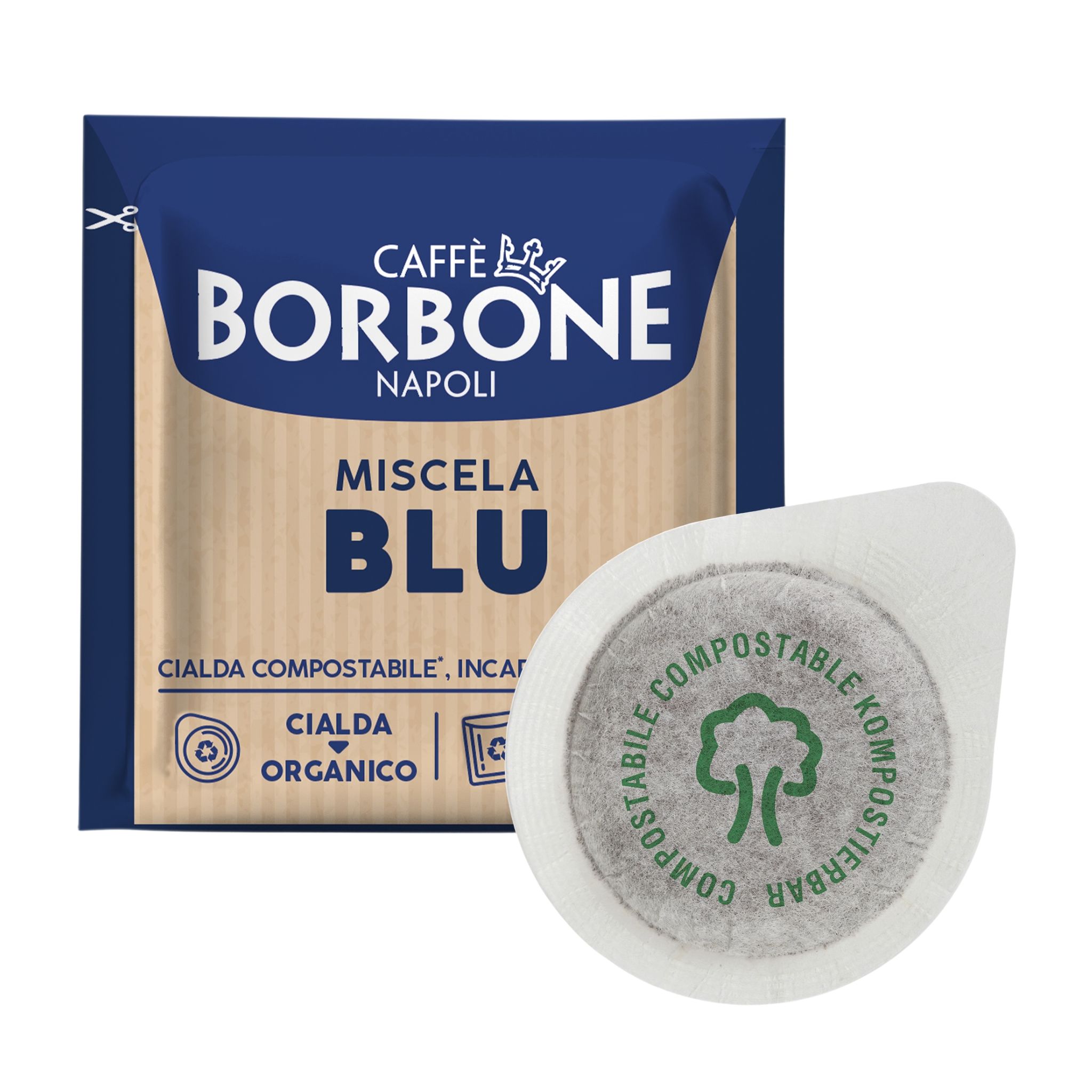 caffe-borbone-ESE-blu-pad.jpg Caffè Borbone 3x50 kompostierbare Kaffee Pads