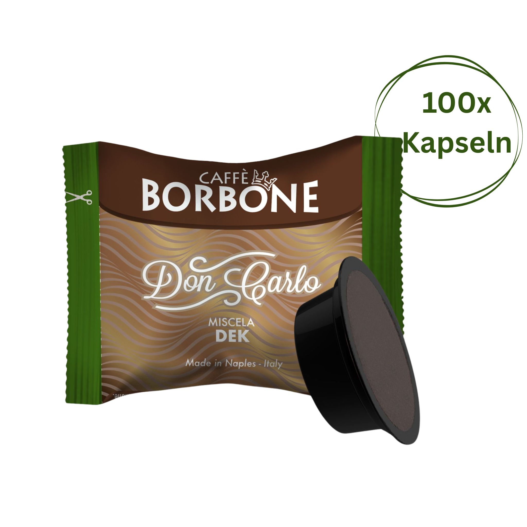 Caffé Borbone Don Carlo Miscela Dekoffiniert 100x Kapseln