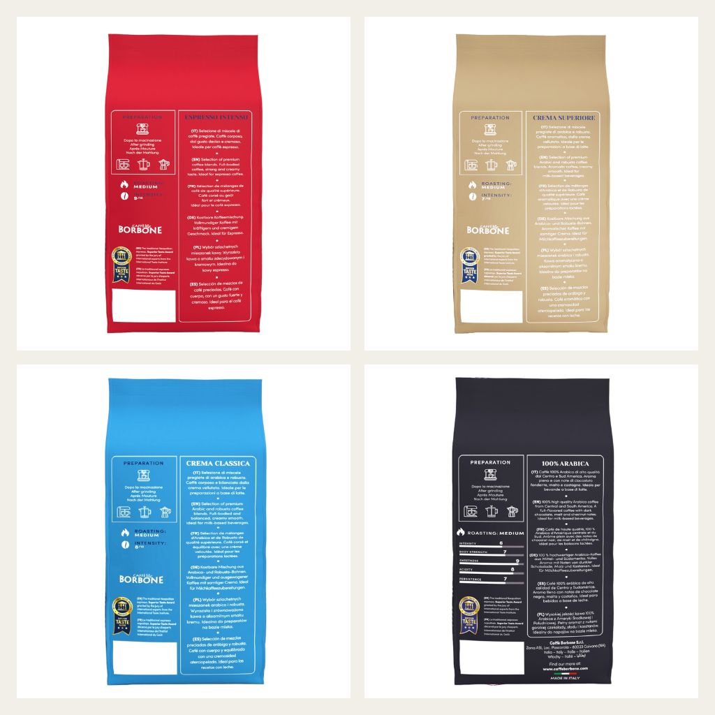 Caffè Borbone Selection Kaffee Probierpaket 4kg Caffè Borbone Selection Kaffee Probierpaket 4kg