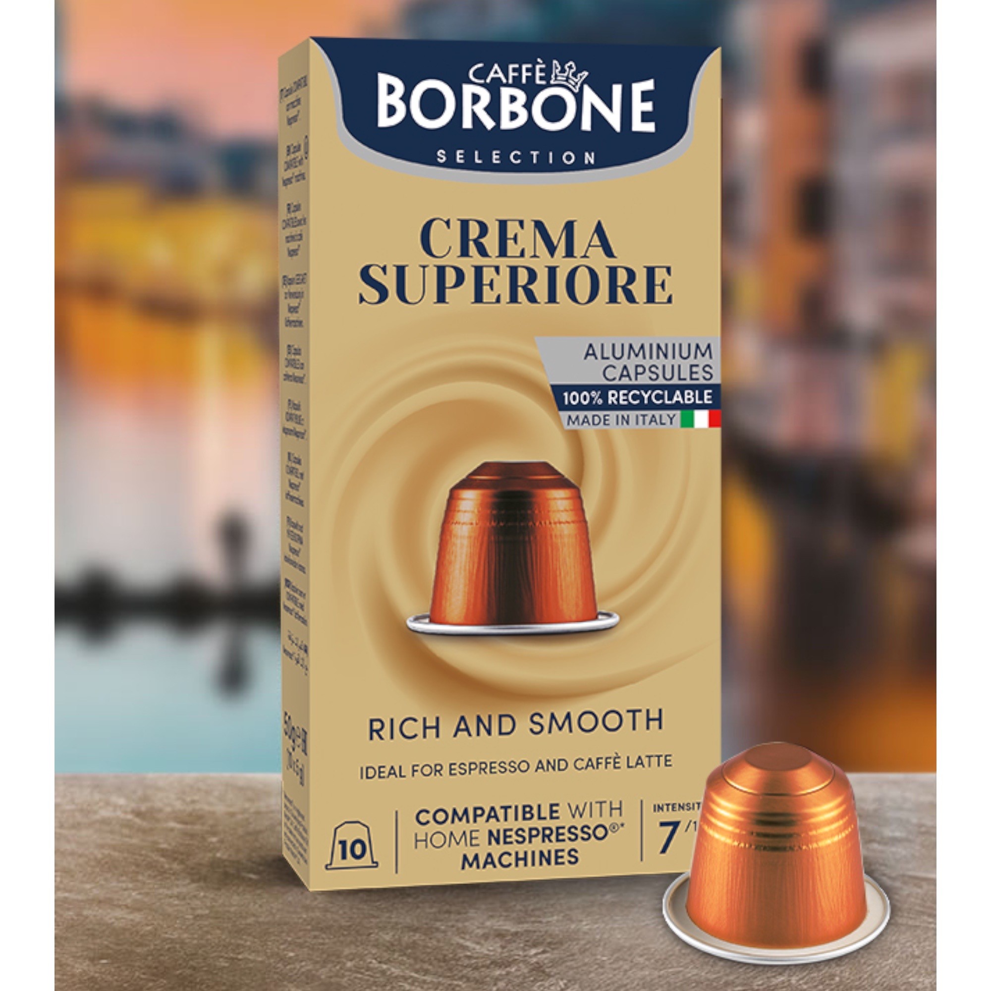 Caffè Borbone Crema Superiore 10 Kapseln Nespresso® kompatibel Caffè Borbone Crema Superiore 10 Kapseln Nespresso® kompatibel