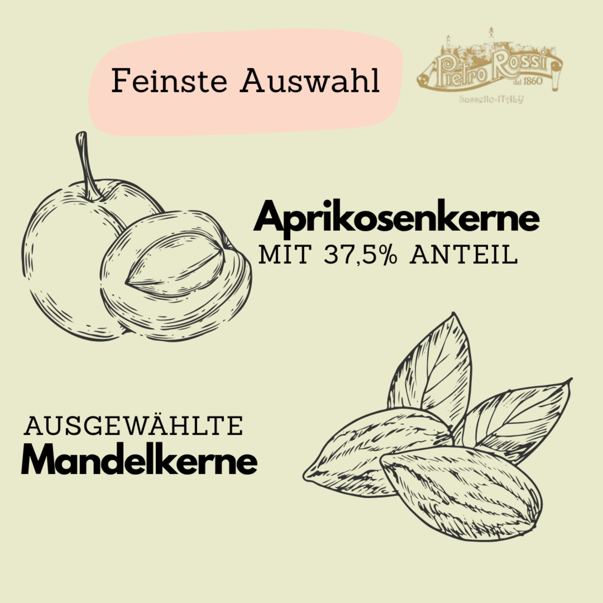 Pietro Rossi Weiche Amaretti morbidi 750g