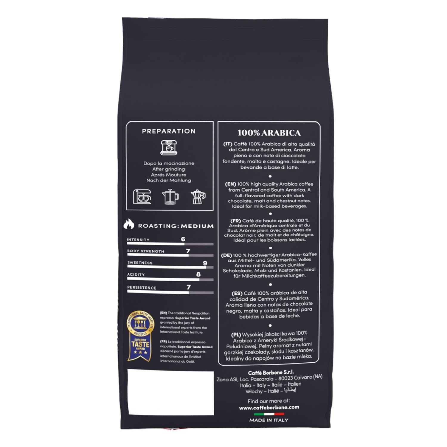 Caffé Borbone Selection 100% Arabica 1kg Caffé Borbone Selection 100% Arabica 1kg