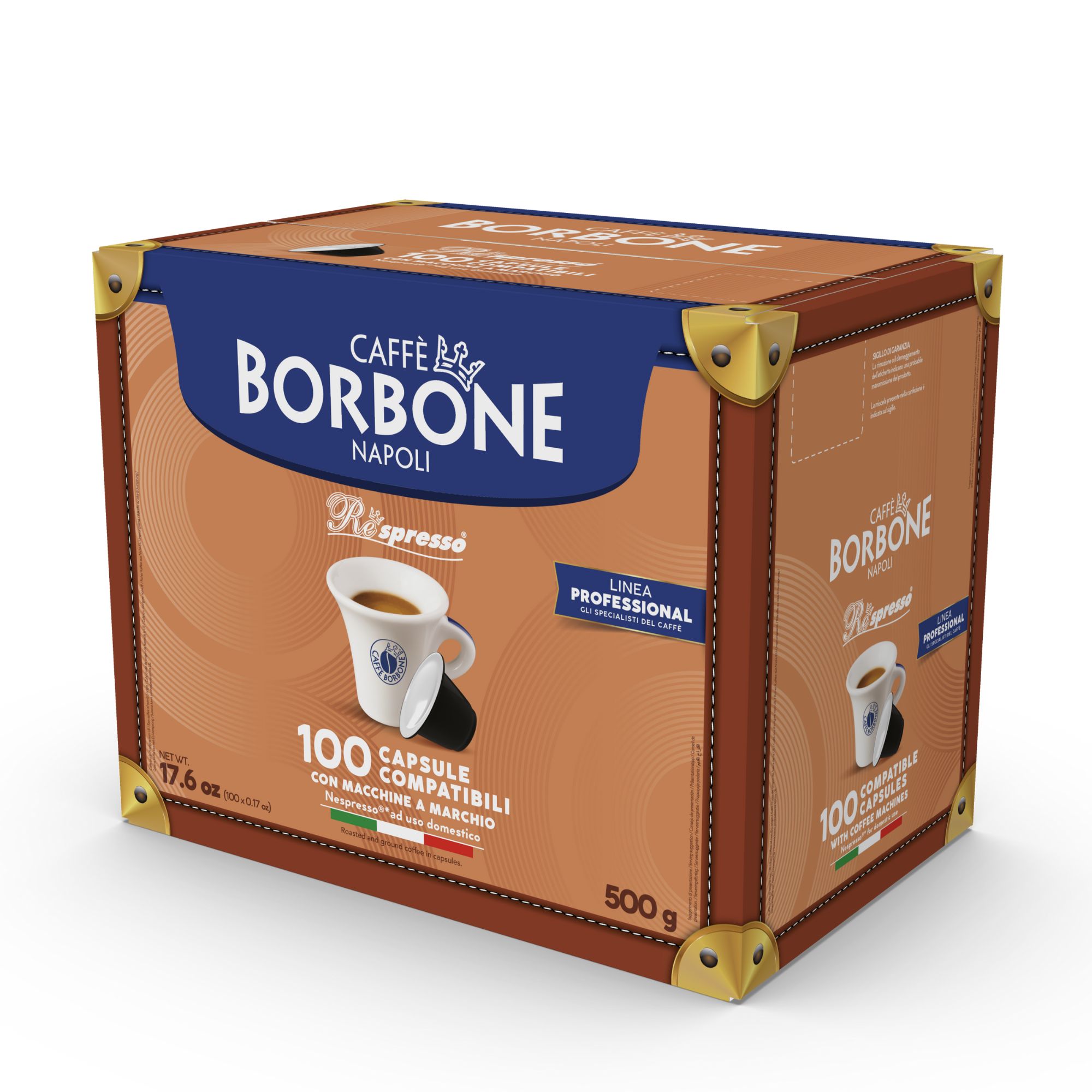 Caffè Borbone Blu 100 Kapseln Nespresso® kompatibel Caffé Borbone Respresso Kapseln Nera Schwarz 1500g (300x5g)