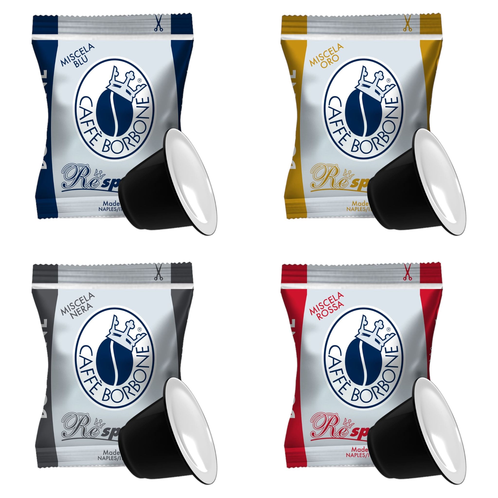 Caffè Borbone 4x 50er SET Respresso Kapseln (4x250g)