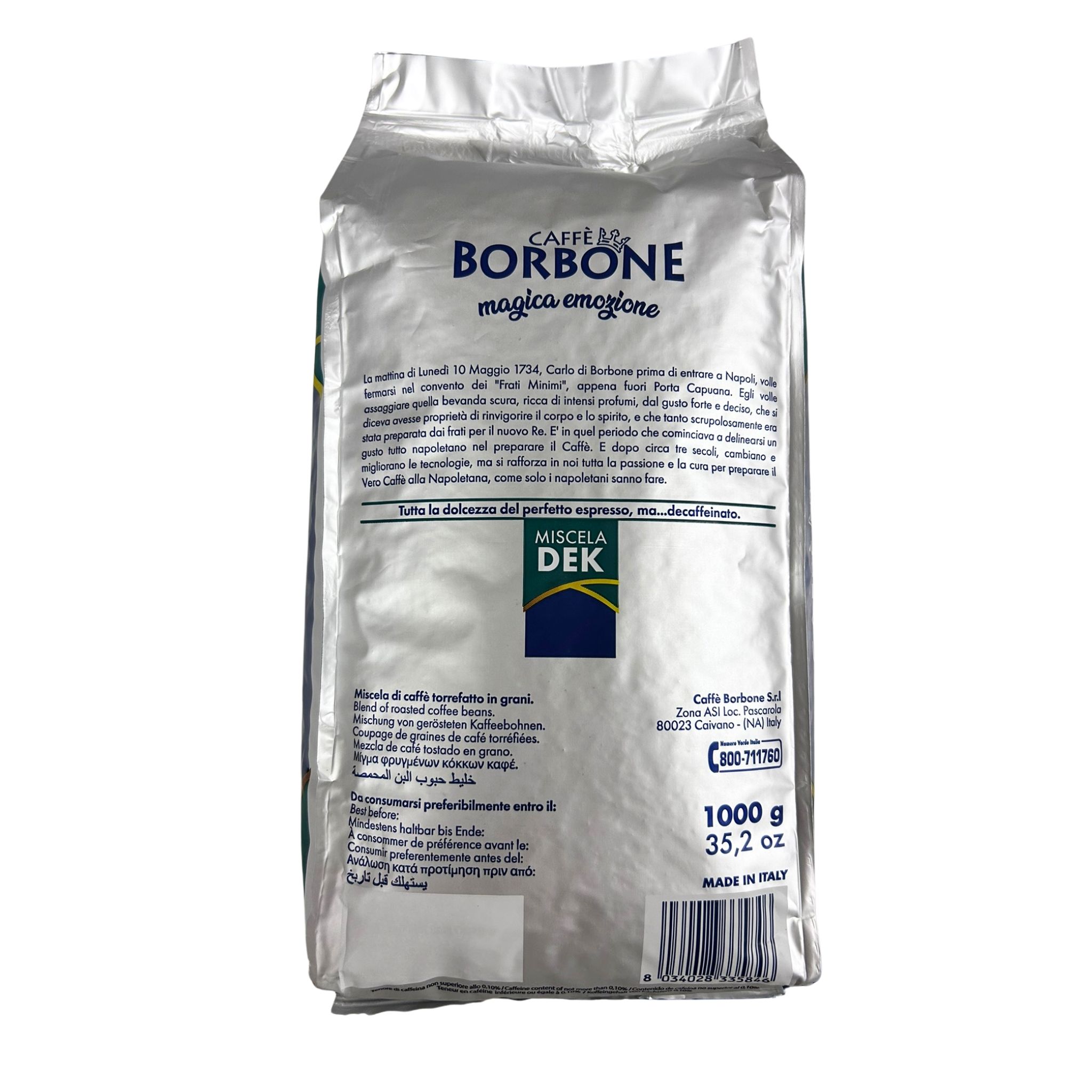 Caffè Borbone Miscela DEK 1 Kg