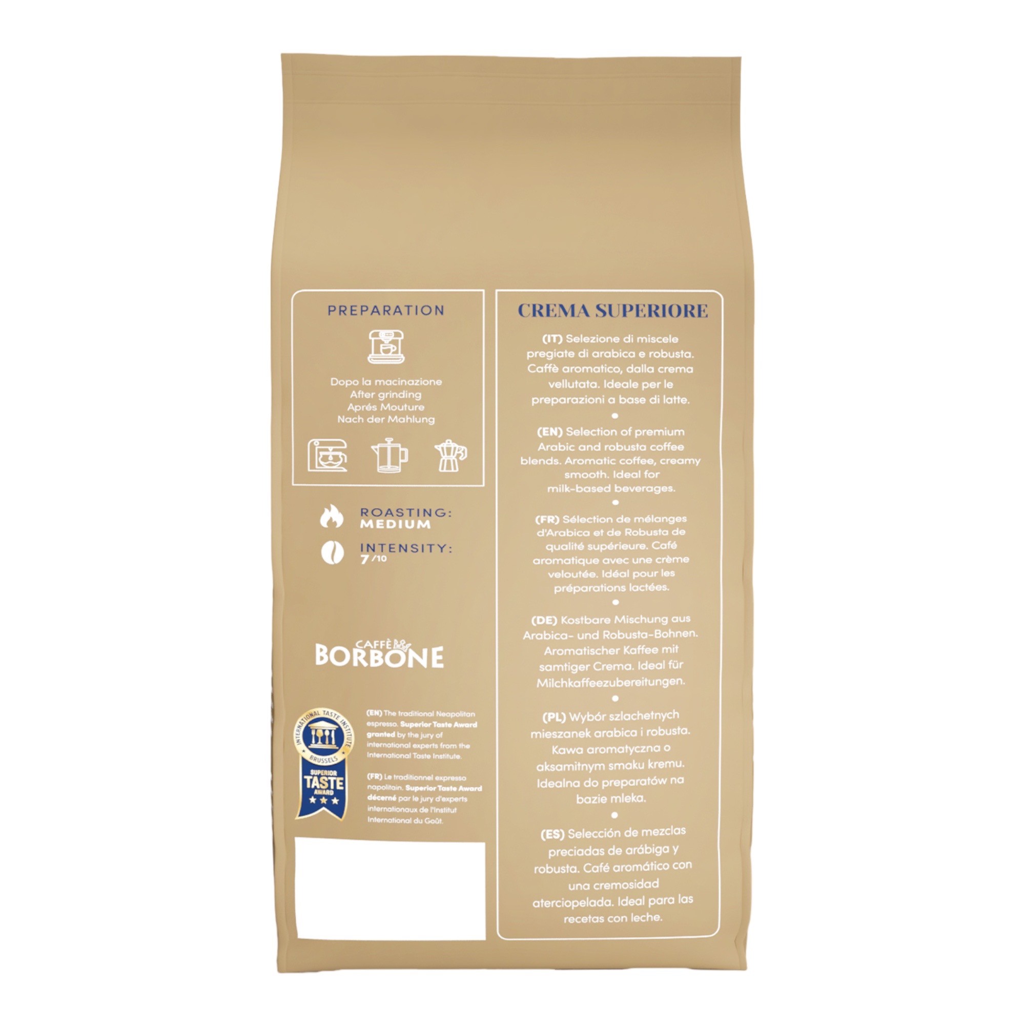 borbone-crema-superiore-1000g-rueckseite.jpg Caffé Borbone Selection Crema Superiore 1kg