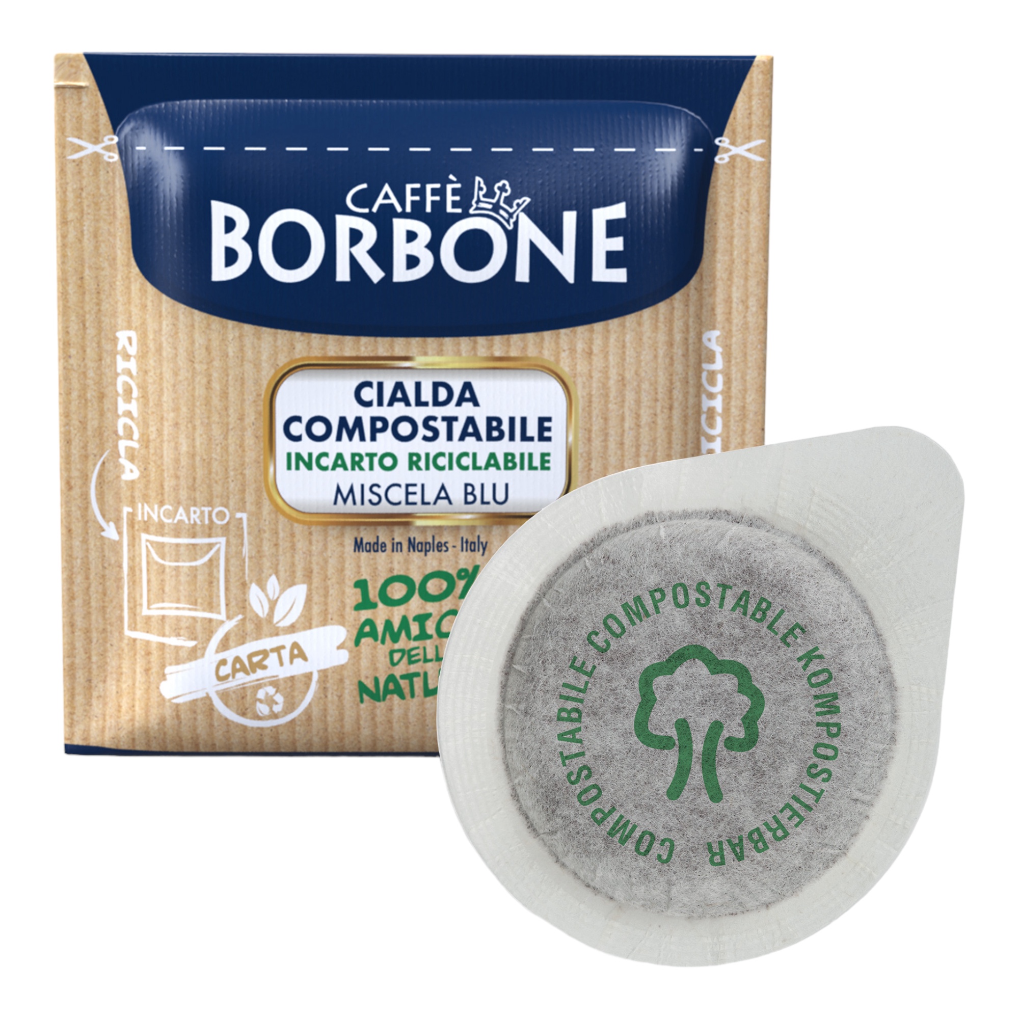 Caffè Borbone Kaffeepads Blu 100 E.S.E. Pads Caffè Borbone Kaffeepads Blu 100 E.S.E. Pads