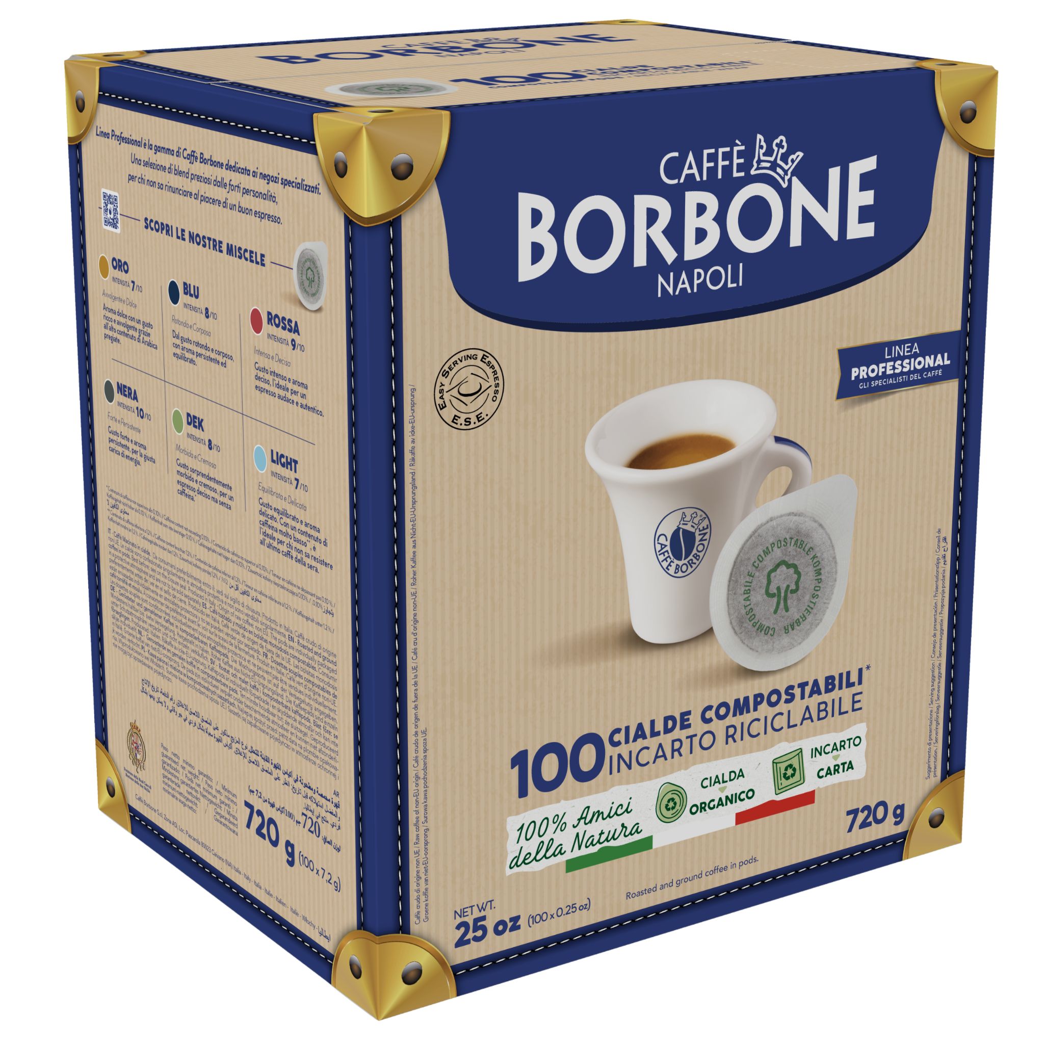 Caffè Borbone Kaffeepads Oro 100 E.S.E. Pads Caffè Borbone Kaffeepads Oro 100 E.S.E. Pads