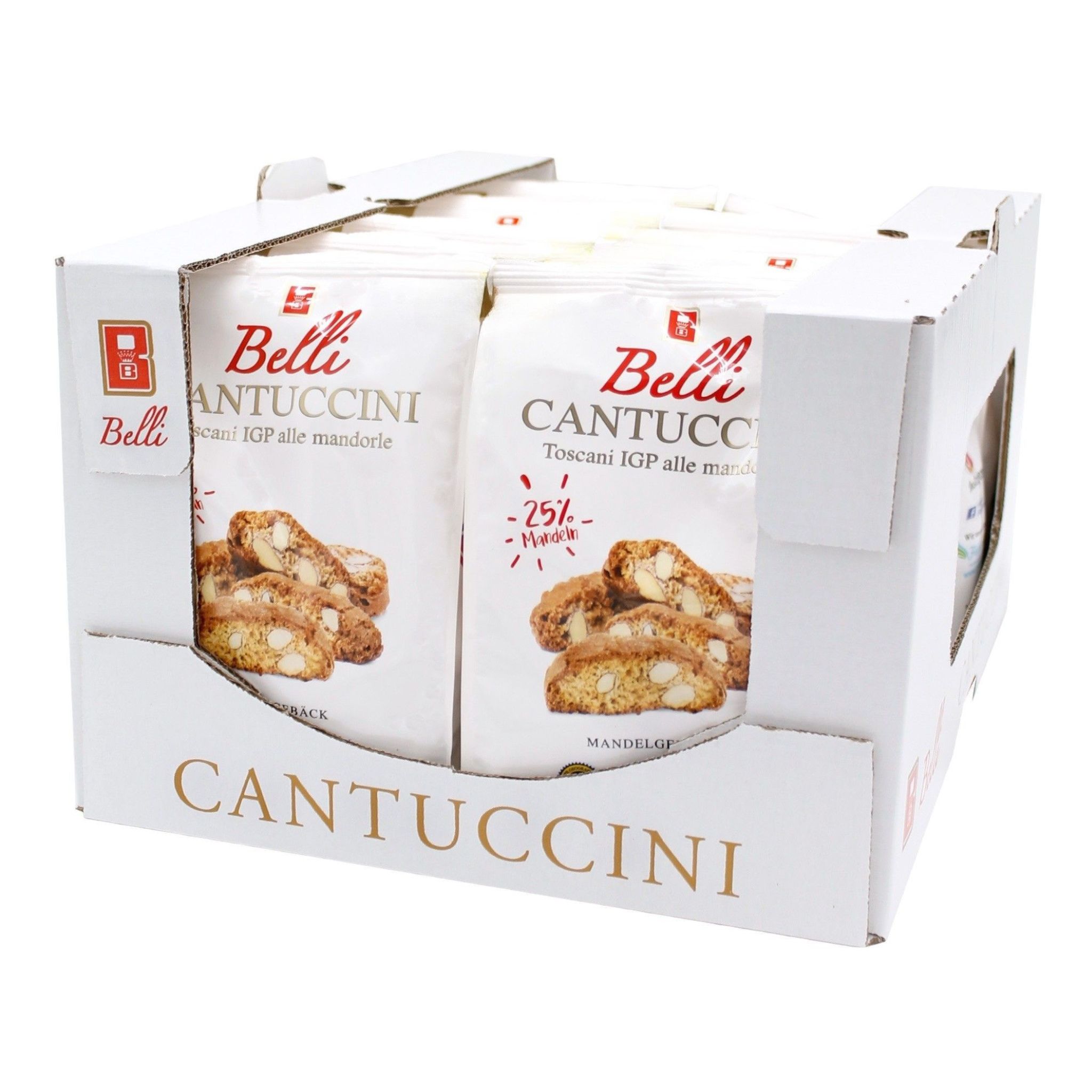 Belli Cantuccini alle Mandorle Toscani IGP 25% Mandeln 10x 250g Belli Cantuccini alle Mandorle Toscani IGP 25% Mandeln 10x 250g