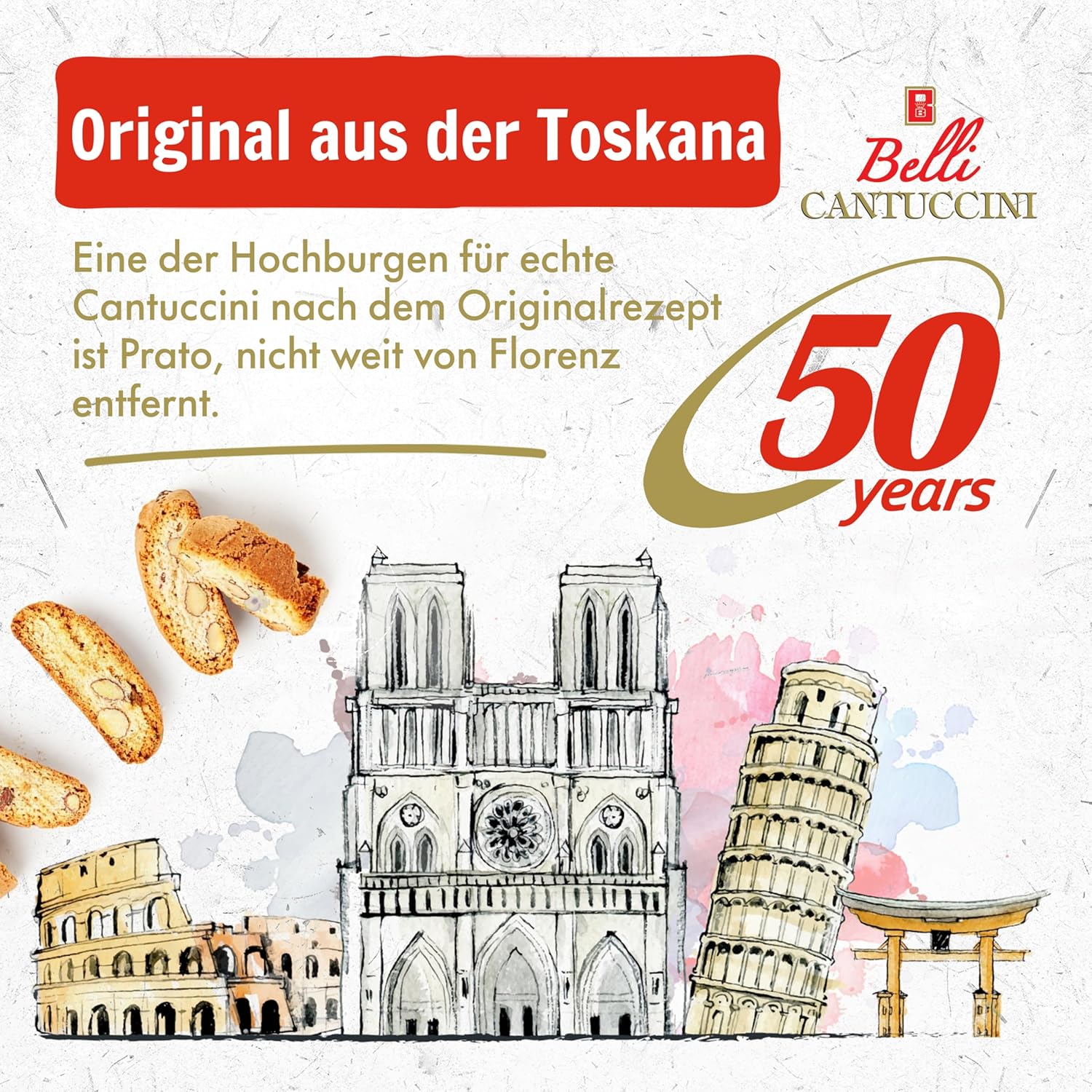 Belli Cantuccini alle mandorle 18% Mandeln 1kg