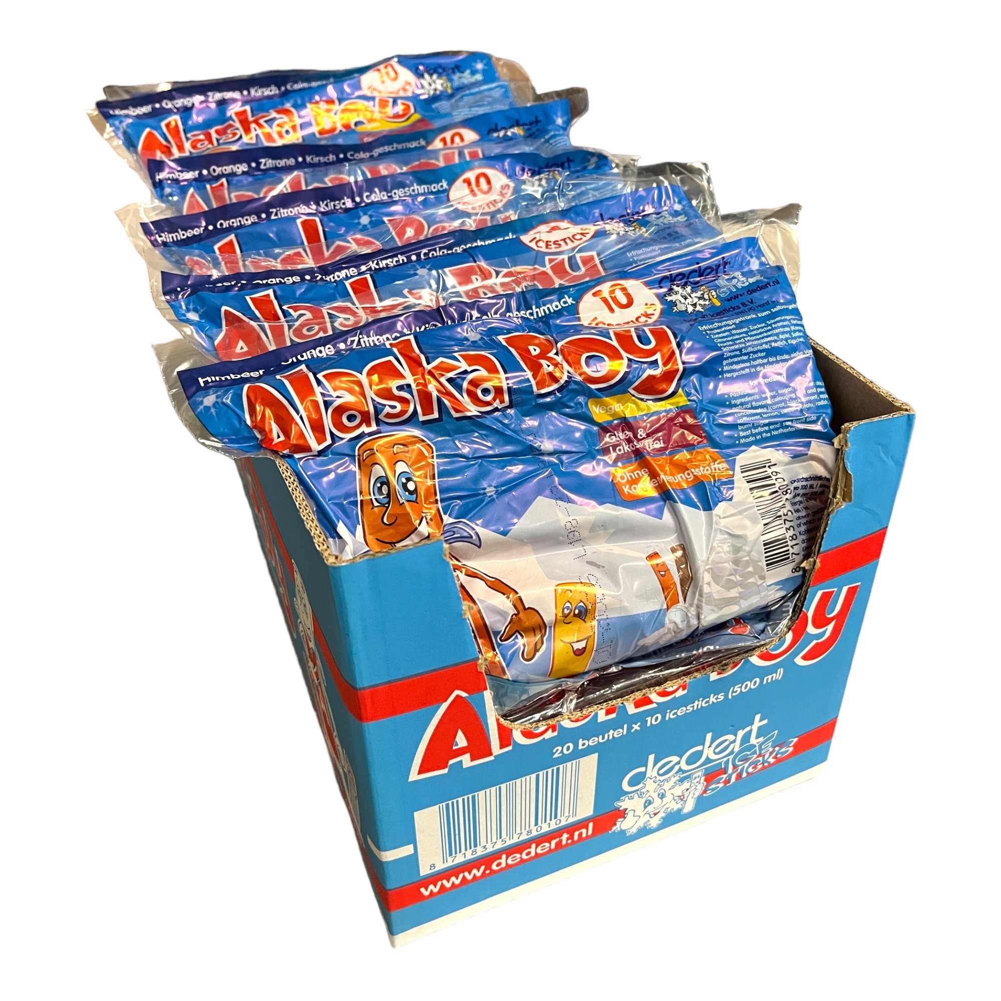 Dedert Alaska Boy Icesticks 20x 500ml - Vorratspackung Dedert Alaska Boy Icesticks 20x 500ml - Vorratspackung