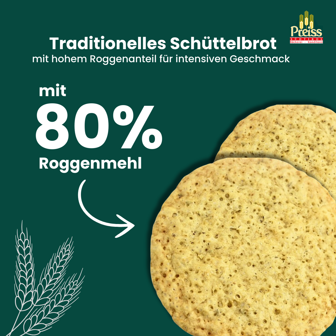 Preiss Original Südtiroler Schüttelbrot 200g Preiss Original Südtiroler Schüttelbrot 14x200g