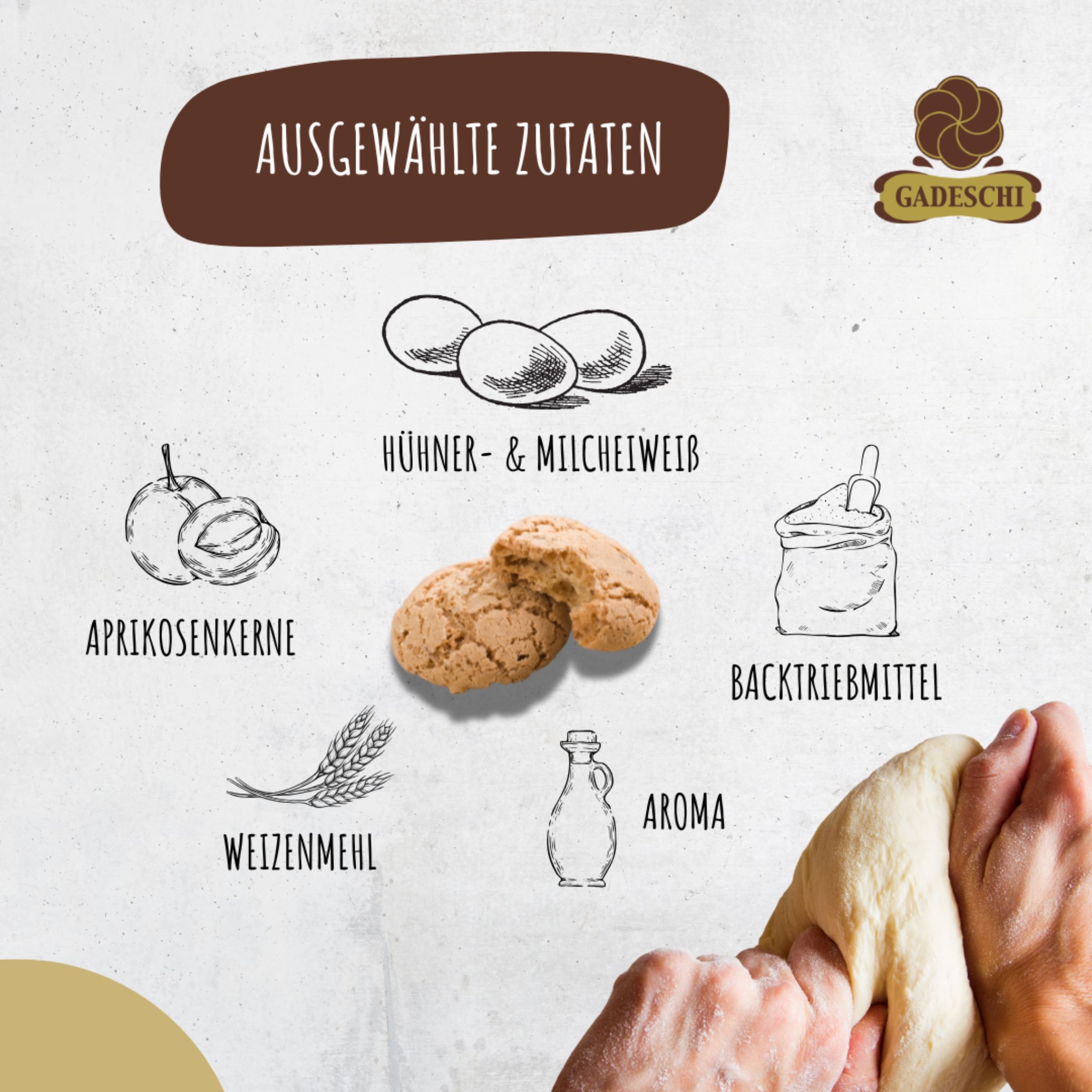 Dolciaria Gadeschi Amaretti 1 Kg