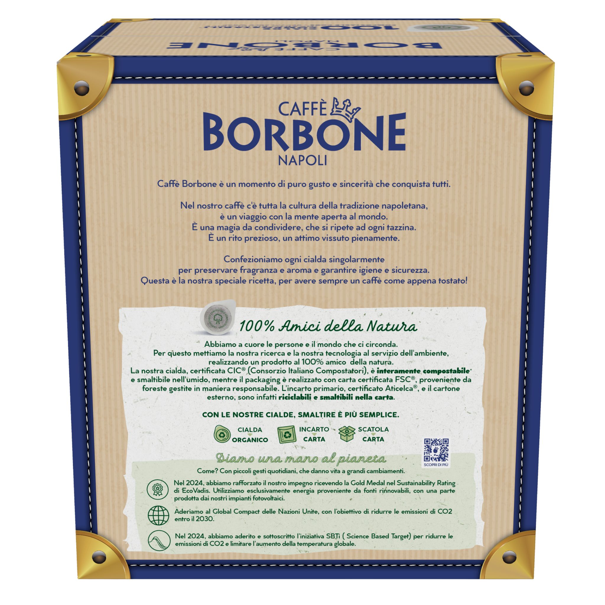 Caffè Borbone Kaffeepads Oro 100 E.S.E. Pads Caffè Borbone Kaffeepads Oro 100 E.S.E. Pads