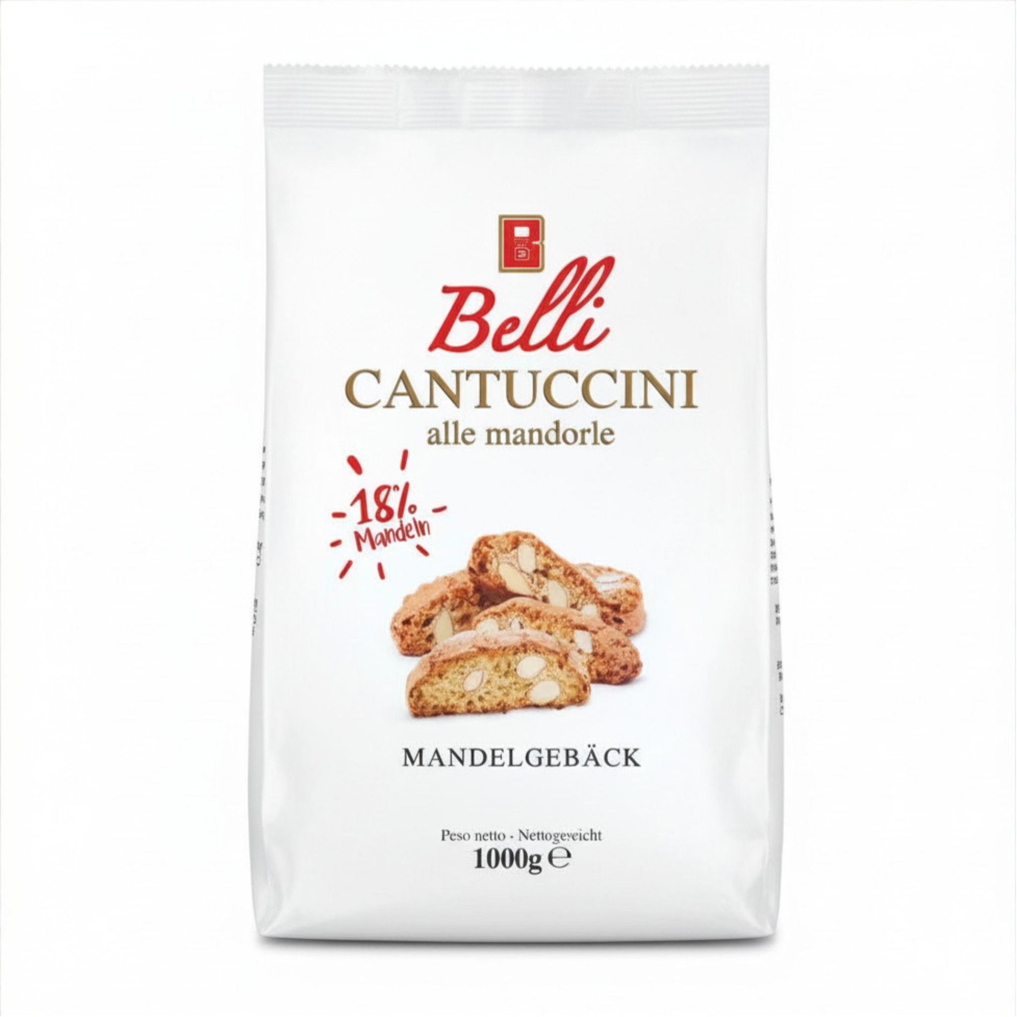 Belli Cantuccini alle mandorle 18% Mandeln 1kg