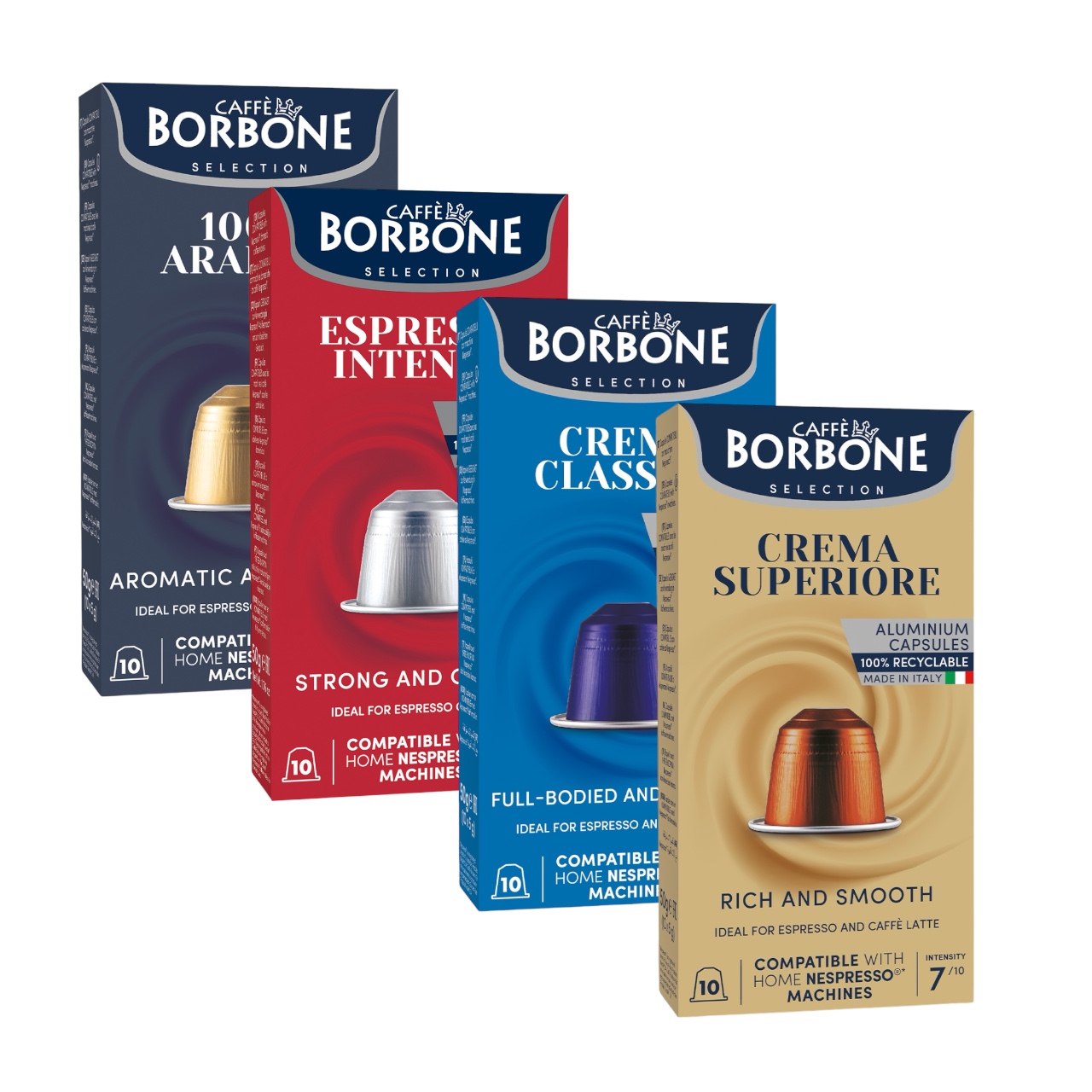 Caffè Borbone Probierset 40 Kapseln Nespresso® kompatibel Caffè Borbone Probierset 40 Kapseln Nespresso® kompatibel