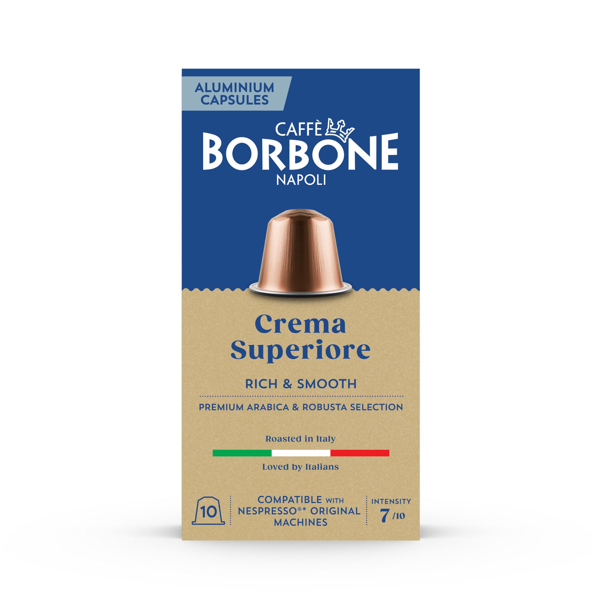 Caffè Borbone Crema Superiore 10 Kapseln Nespresso® kompatibel Caffè Borbone Crema Superiore 10 Kapseln Nespresso® kompatibel