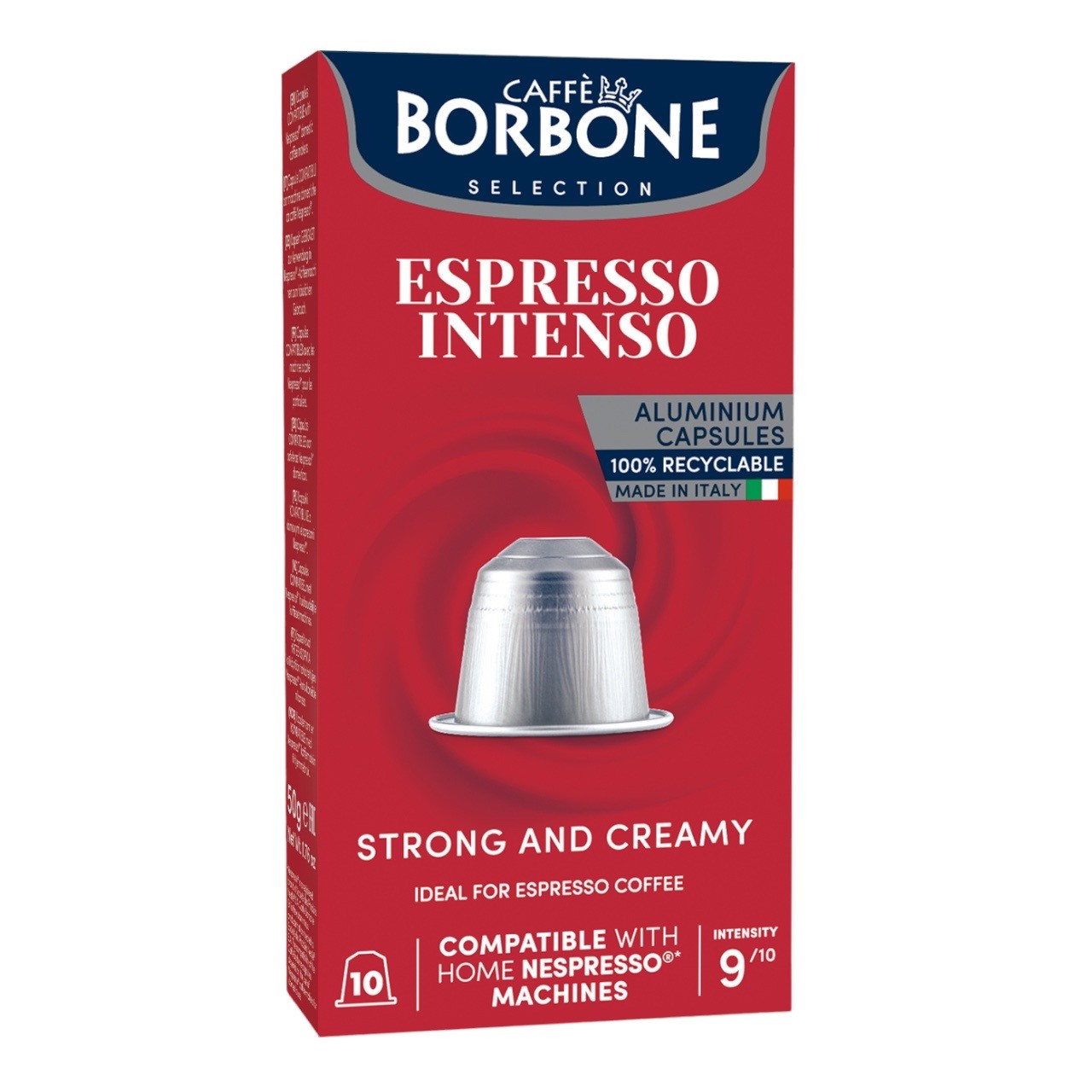 Caffè Borbone Aluminium Kapseln Espresso Intenso 50g (10x5g)