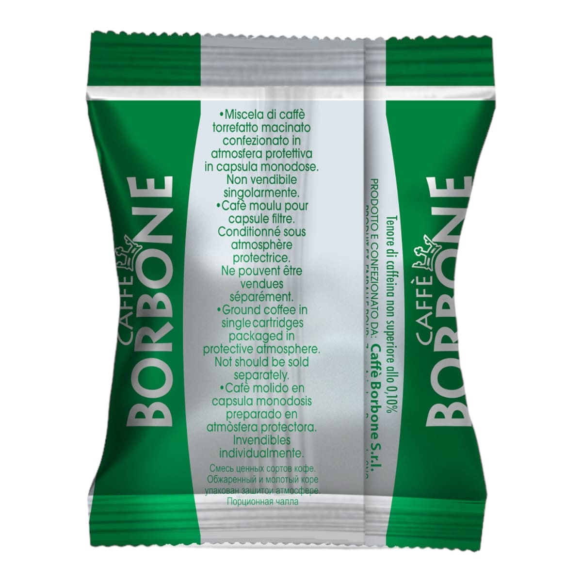 Caffé Borbone Dekoffiniert 100 Kapseln Nespresso® kompatibel Caffé Borbone Dekoffiniert 100 Kapseln Nespresso® kompatibel